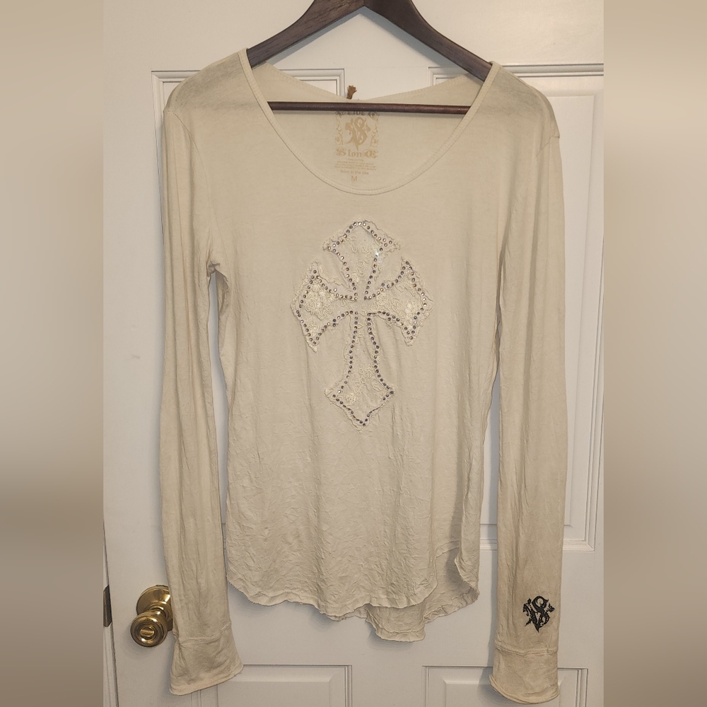 Velvet Stone Top from Buckle Size M